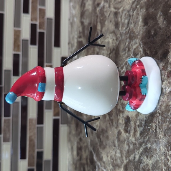 Ceramic Snowman - Picture 5 of 7